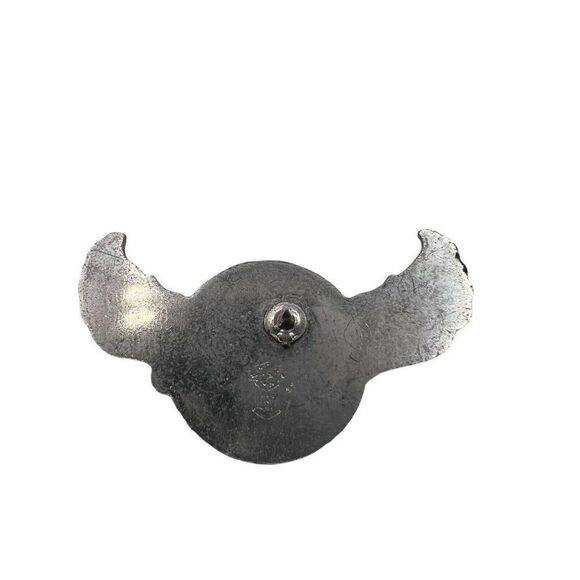 VTG Spoke Wheel Harley Davidson Motorcycles Born Of Wisdom Dedication Pin Badge - Picture 2 of 3